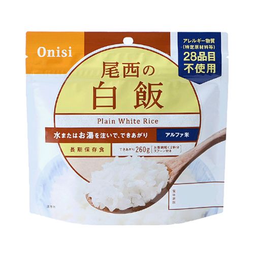 4970088140201



ｽﾀﾝﾄﾞﾊﾟｯｸ



昭産商事　
アルファ米 白飯1食