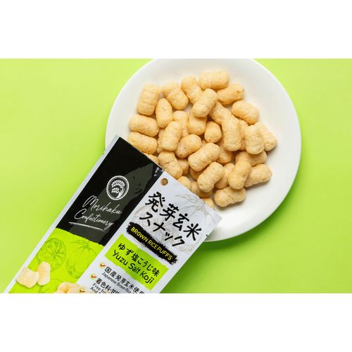 4595059262111







森白製菓　
発芽玄米スナック・ゆず塩こうじ味