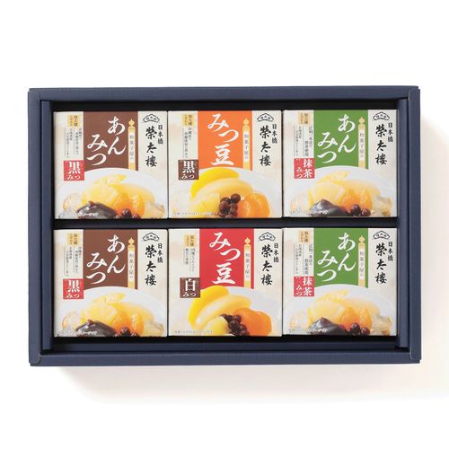 4901060618661







榮太樓總本舗
榮太樓総本舗 和菓子屋のあんみつ6個入