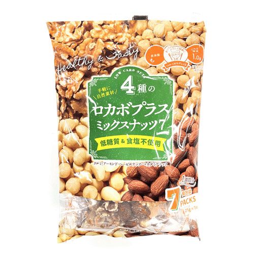 4573556620603







正栄食品工業
4種のロカボプラスミックスナッツ7袋