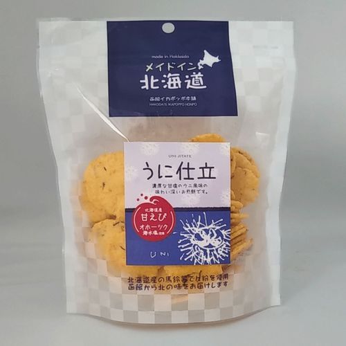 4902454008938



ﾒｲﾄﾞｲﾝﾎｯｶｲﾄﾞｳ



北海道製菓
メイドイン北海道 うに仕立