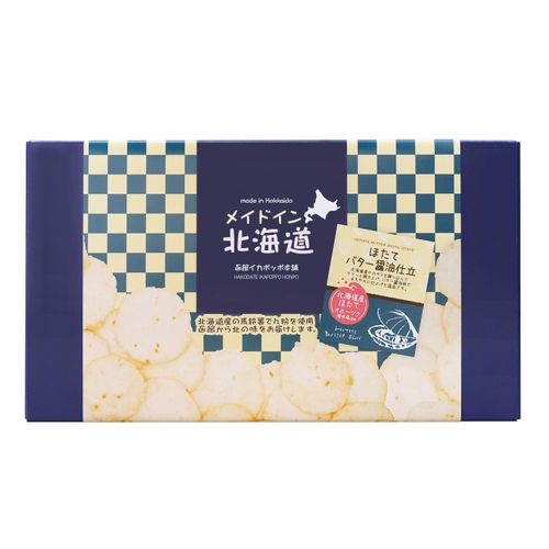 4902454005876



ﾒｲﾄﾞｲﾝﾎｯｶｲﾄﾞｳ



北海道製菓
メイドイン北海道 ほたてバター醤油仕立6PBOX