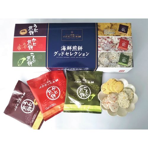 4902454008617



10GX9ﾌｸﾛ



北海道製菓
北海道・海鮮煎餅グッドセレクション