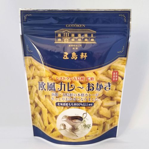 4902454006897



50G 6X8B



北海道製菓
五島軒 欧風カレーおかき・スタンドパック50g