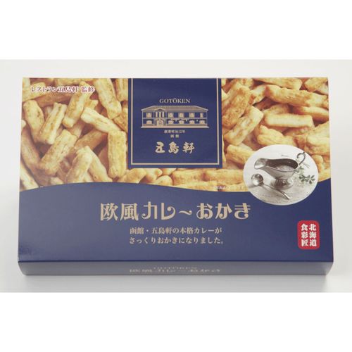 4902454008358



12GX6ﾌｸﾛ



北海道製菓
五島軒 欧風カレーおかき・6PBOX