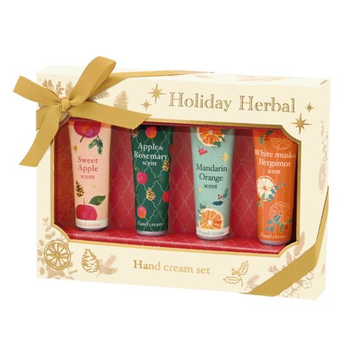 4975541620405



62040



チャーリー
ホリデーハーバル ハンドクリーム4Pセット