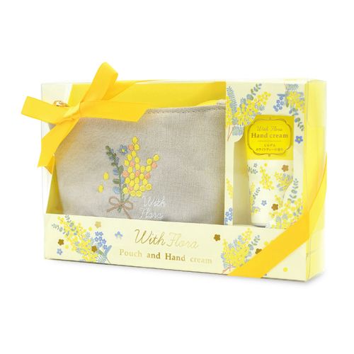 4975541618808



61880



チャーリー
ウィズフローラ コスメポーチ＆ハンドクリームセット ミモザ