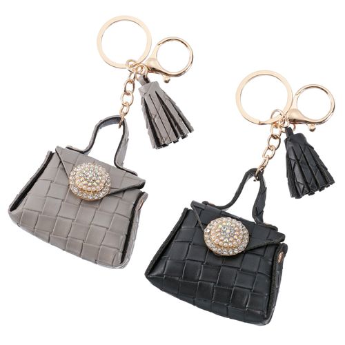 ＲＥＮ
ビジュー付きバッグ型チャーム