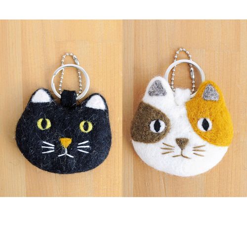 ピズム
フェルトフェイスチャーム 猫