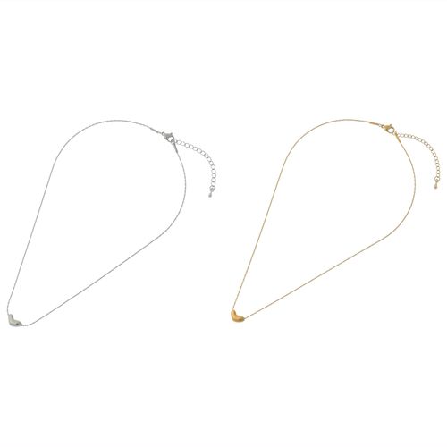 ピーズ
ハートネックレス