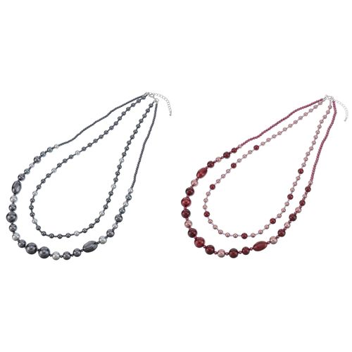 伸美
2連ネックレス