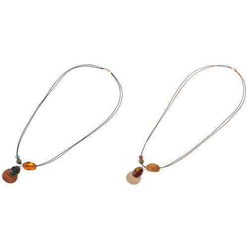 ジェノバ
異素材ロングネックレス