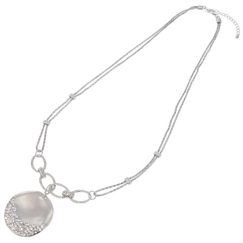 伸美
サークルビジューネックレス