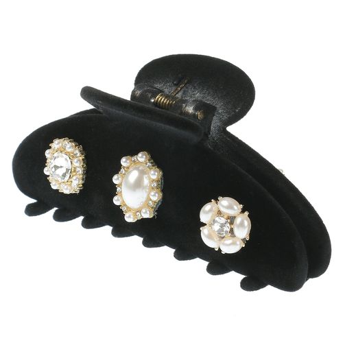 ピーズ
ブラックヘアバンスクリップ