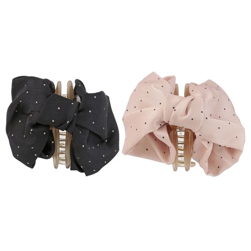 ピーズ
ボヤージュ25 ドット柄リボンバンスクリップ