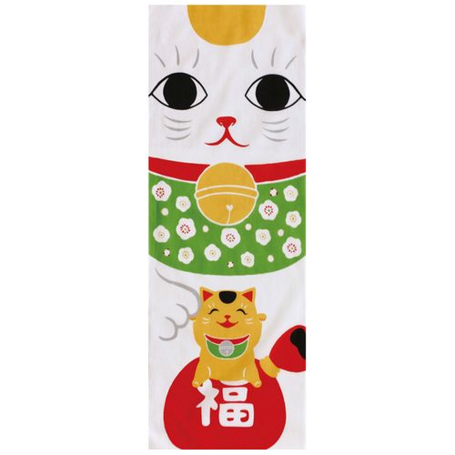 4536283102637



102637



前田染工
大和絵 手ぬぐい 招き親子（招き猫）