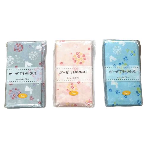 清水
がーぜ手拭 うさぎ桜