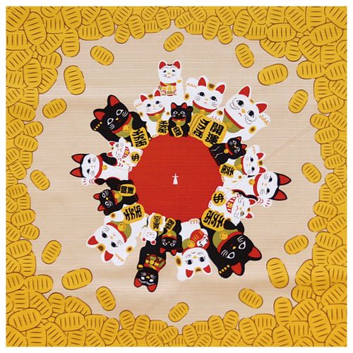 4536283081918



081918



前田染工
小風呂敷 招き猫になる小風呂敷