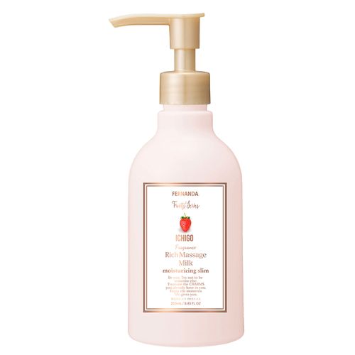 4570162345739







アイマ
フェルナンダ フレグランス リッチマッサージミルク いちご