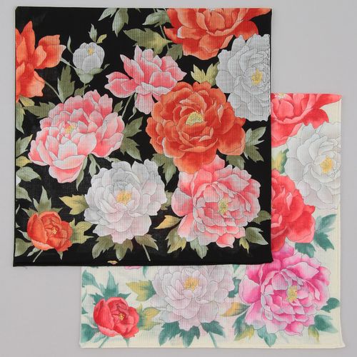 山本仁商店
百花繚乱～モダン友禅～大判ハンカチ 牡丹