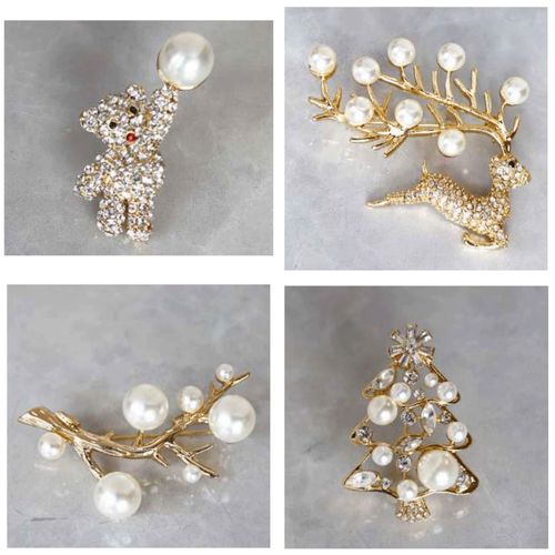 彩か
キラキラブローチ