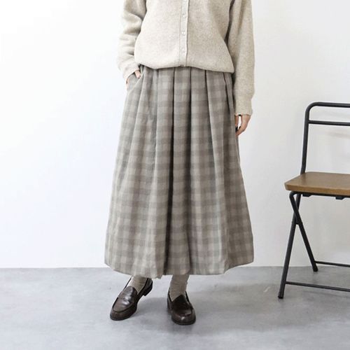 ノンノ
cloudnine ノンノ ドビーチェック無地8分丈バルーンスカート