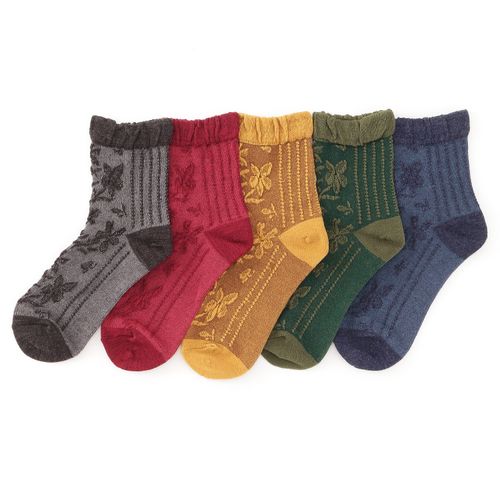 桑メリヤス
あったか婦人ソックス フロート花柄