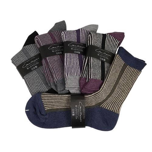 キングオリジナル
ギュレ ジャガード ストライプ柄 靴下