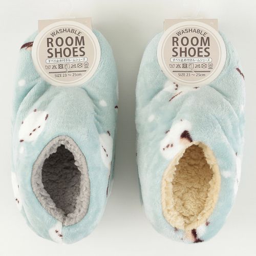 竹内
裏ボア 深履き ルームシューズ シマエナガ