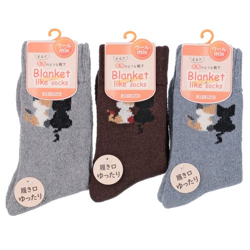 竹内
まるで毛布のような靴下 極厚パイル ネコ