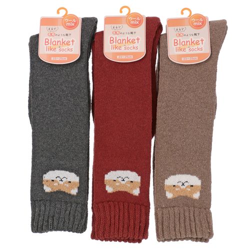 竹内
まるで毛布のような靴下 極厚パイル ハイソックス 柴犬