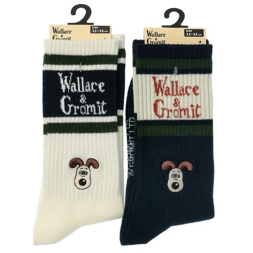 4550728006878







助野
ウォレスとグルミット クルー丈 靴下