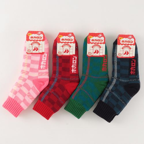 4550728016402







助野
ホカロン 裏ボアチェック柄 ルームソックス