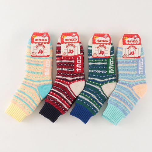 4550728016433







助野
ホカロン 裏ボアフェアアイル柄 ルームソックス