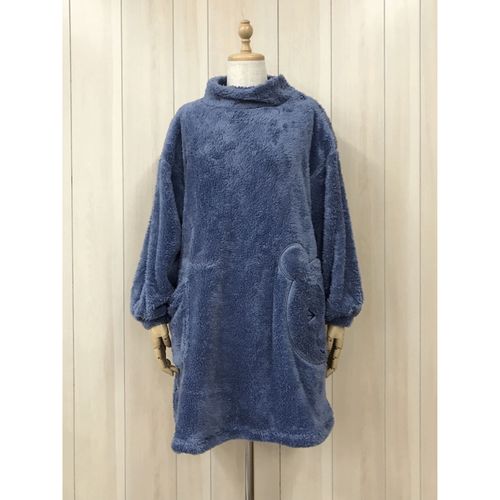 トレンディー
ボア無地クマアップリケハイネックカッポー