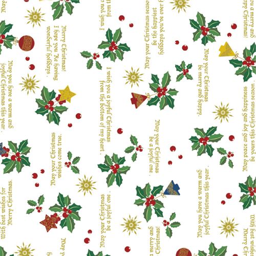 4974268833068



49-3024



ササガワ
クリスマス包装紙 ホーリーデコ 半才判