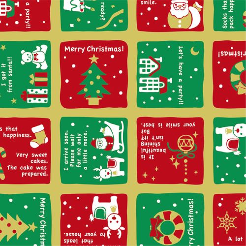 4974268833051



49-3023



ササガワ
クリスマス包装紙 クワドラード 半才判 50枚入り