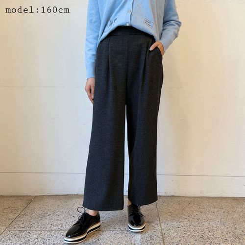 橘高
TR両面微起毛 リッチワイドパンツ