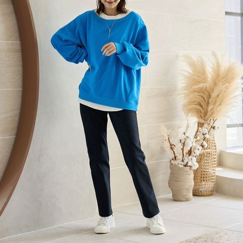 パレ・フタバ
Reginetta デニム裏起毛 前ポケットスリムストレート