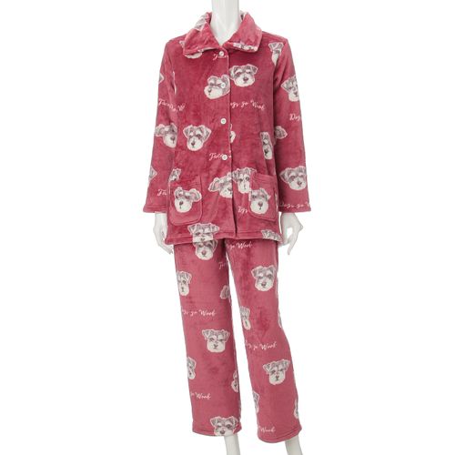 ギャルソンヌ
CandyCloset フランネルフリース シュナウザー シャツパジャマ