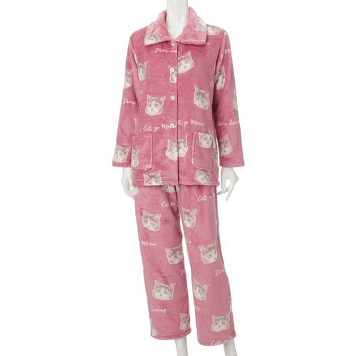 ギャルソンヌ
CandyCloset フランネルフリース ラガマフィン シャツパジャマ