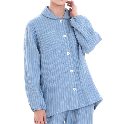 4550297305068







ナルエー
Narue シュークリームガーゼ4＋ストライプシャツパジャマ