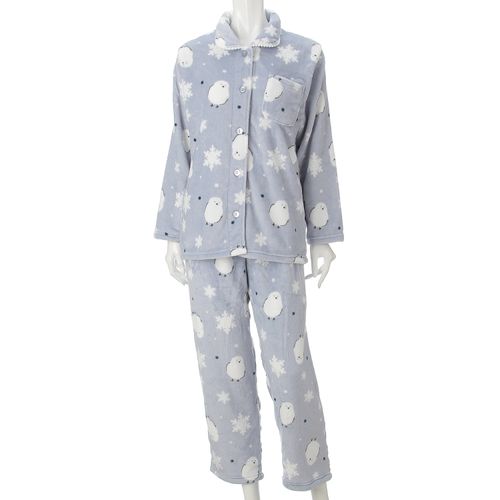 美竹
スーパーふわふわ シマエナガ柄 シャツパジャマ