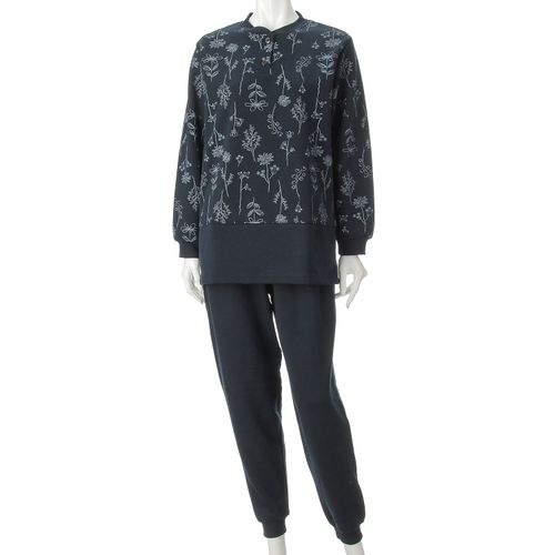 美竹
裏起毛 線花柄かぶりパジャマ