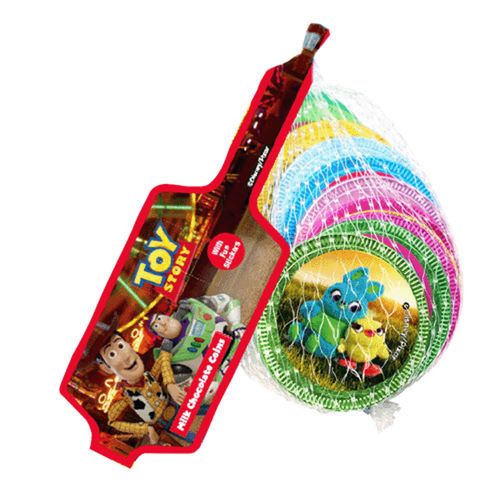 4932395521784







Ｗｉｓｍｅｔｔａｃフーズ
トイストーリーネット入りコインシェイプチョコレート