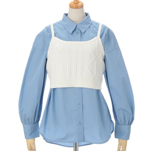 アスプリ
innowave モチモチニットビスチェ＆シャツ