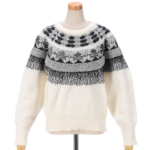 ホワイトジョーラ
Emilyan ノルディック柄ニット