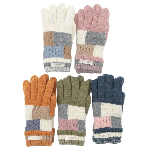 ファーストライン
パッチワークニット手袋