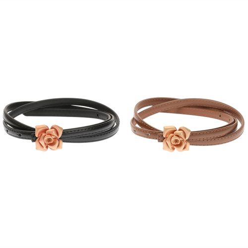 ジェノバ
ローズバックル細幅ベルト