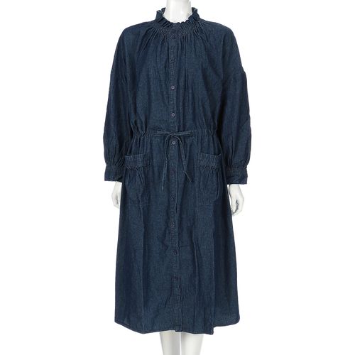 アンナヴァン
デニム衿シャーリングワンピース